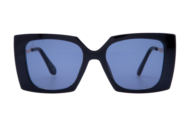 BLACK SQUARE FRAMES WITH SMOKE LENSES