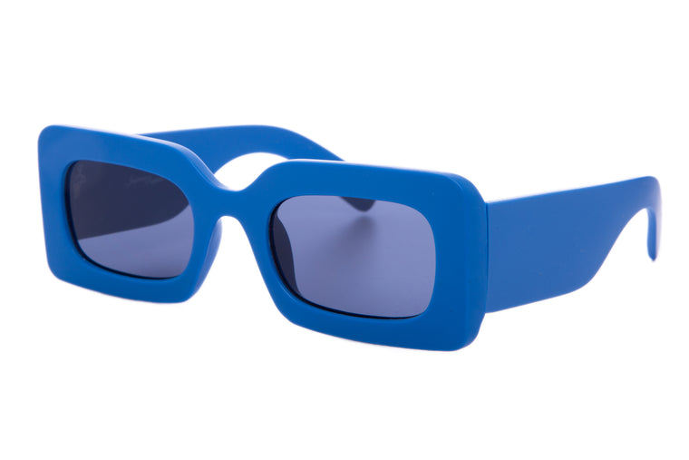 BLUE RECTANGLE FRAMES WITH SMOKE LENS