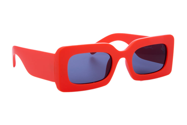 ORANGE RECTANGLE FRAMES WITH SMOKE LENS