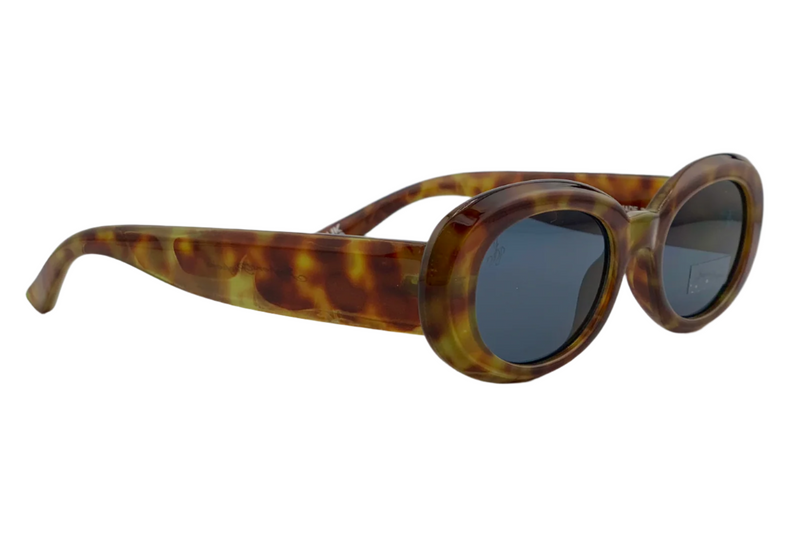 TORT OVAL FRAME WITH GREY LENSES