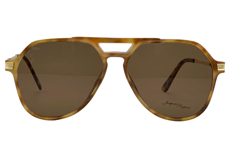 TORT AVIATOR FRAME WITH BROWN LENSES