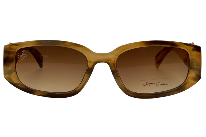BROWN MULTI FRAME WITH GOLD DETAIL AND BROWN LENSES