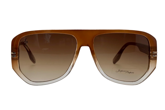 BROWN AVIATOR FRAME WITH BROWN LENSES