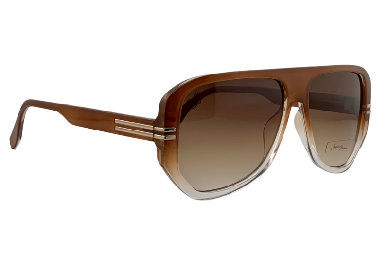 BROWN AVIATOR FRAME WITH BROWN LENSES