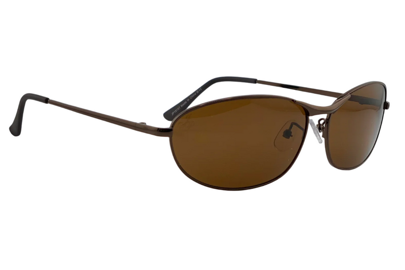 BROWN VISOR FRAME WITH BROWN LENSES