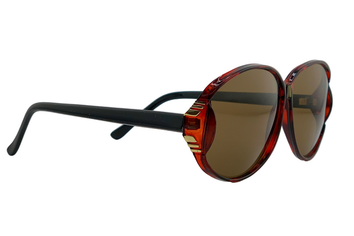 BROWN TORT ROUND FRAME WITH BROWN LENSES