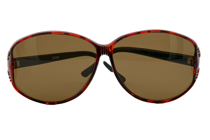 BROWN TORT ROUND FRAME WITH BROWN LENSES