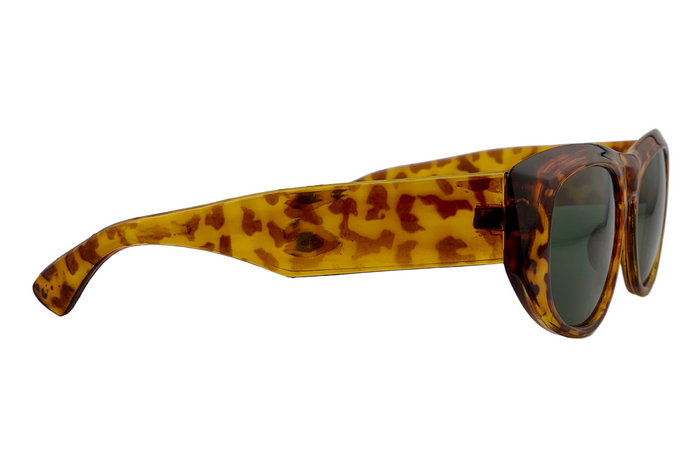 TORT OVAL FRAME WITH GREEN LENSES