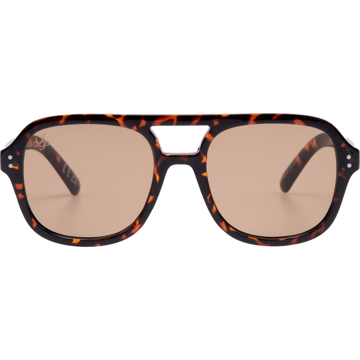 BROWN TORT AVIATOR FRAMES WITH BROWN LENSES
