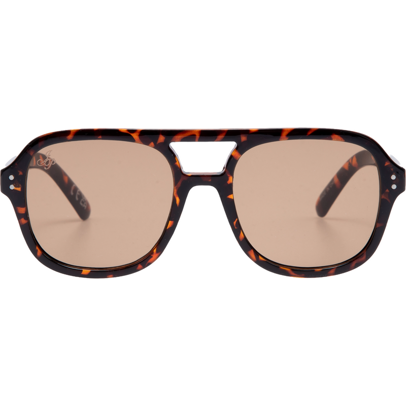 BROWN TORT AVIATOR FRAMES WITH BROWN LENSES