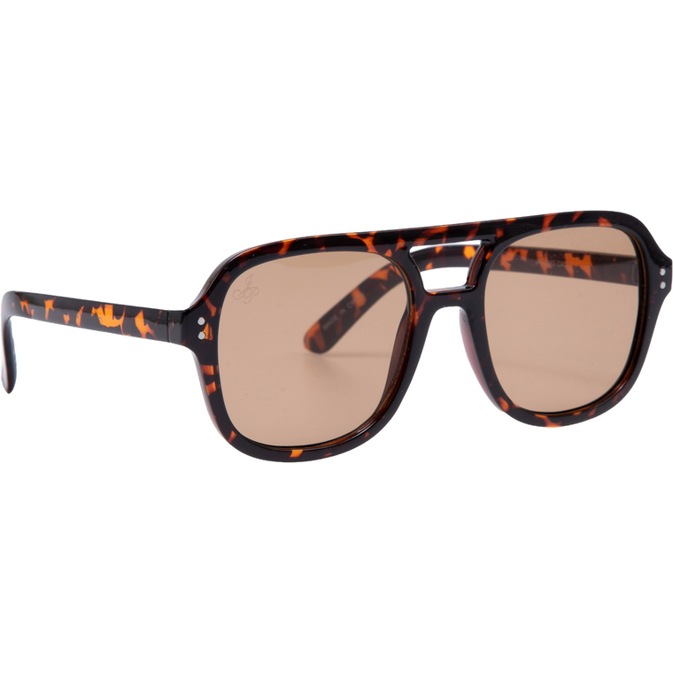 BROWN TORT AVIATOR FRAMES WITH BROWN LENSES