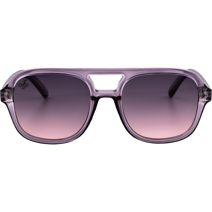 PURPLE AVIATOR FRAMES WITH PURPLE GRAD LENSES