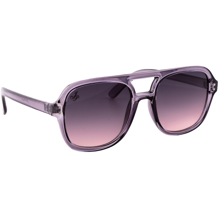 PURPLE AVIATOR FRAMES WITH PURPLE GRAD LENSES