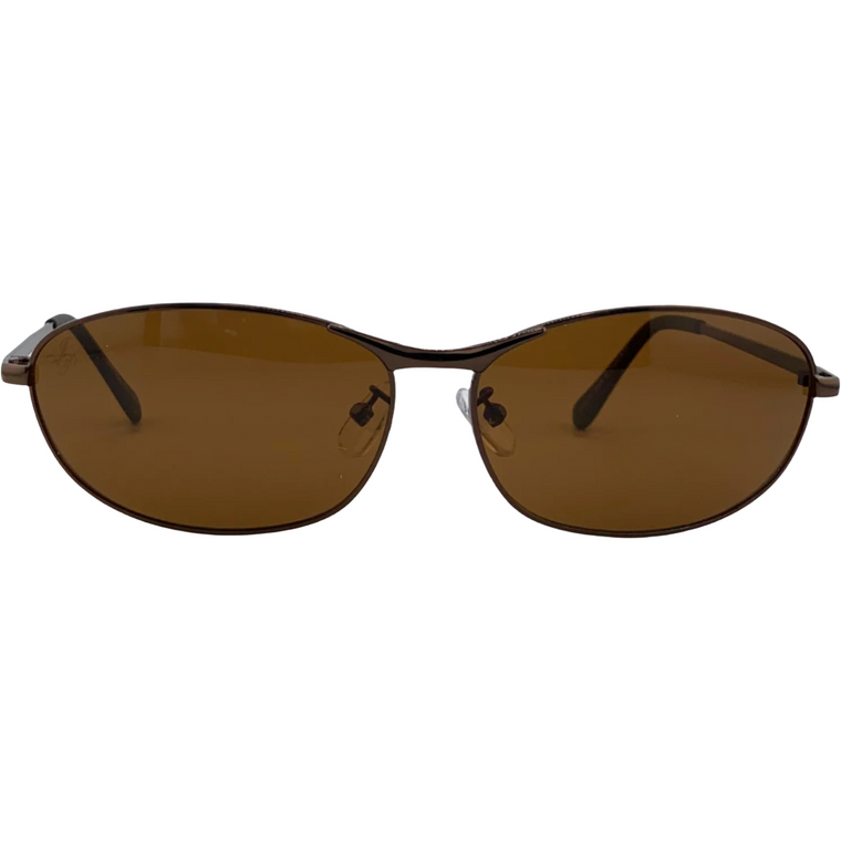 BROWN VISOR FRAME WITH BROWN LENSES