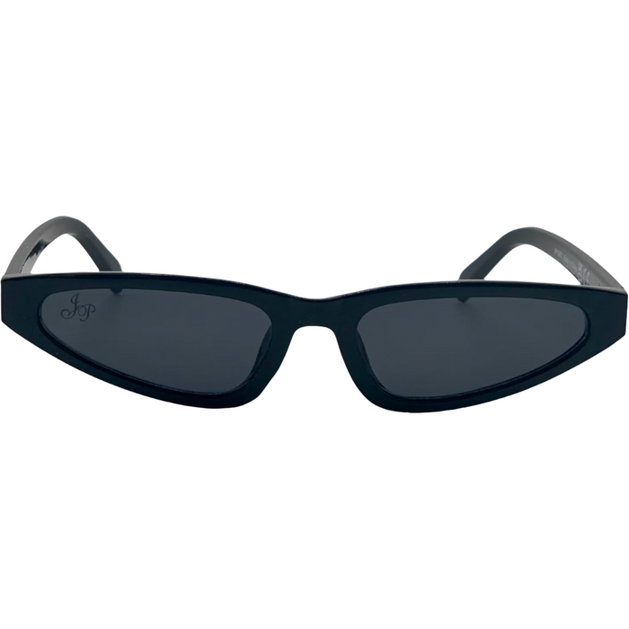 BLACK CAT EYE WITH BLACK LENSES