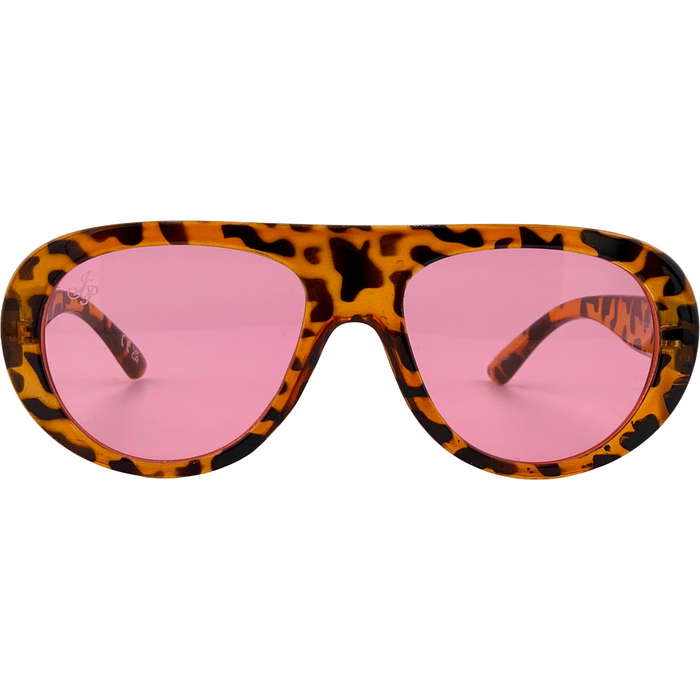 TORT AVIATOR FRAME WITH PINK LENS - COMING SOON!