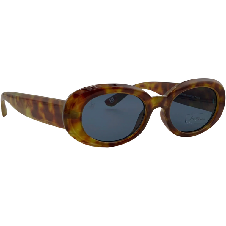 TORT OVAL FRAME WITH GREY LENSES