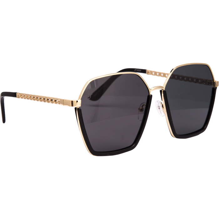 OVERSIZED HEXAGON SHAPE IN BLACK