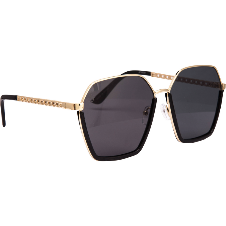 OVERSIZED HEXAGON SHAPE IN BLACK