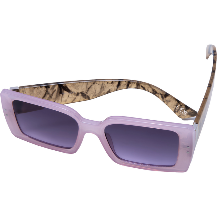 SQUARE LILAC FRAME WITH TORT TEMPLES