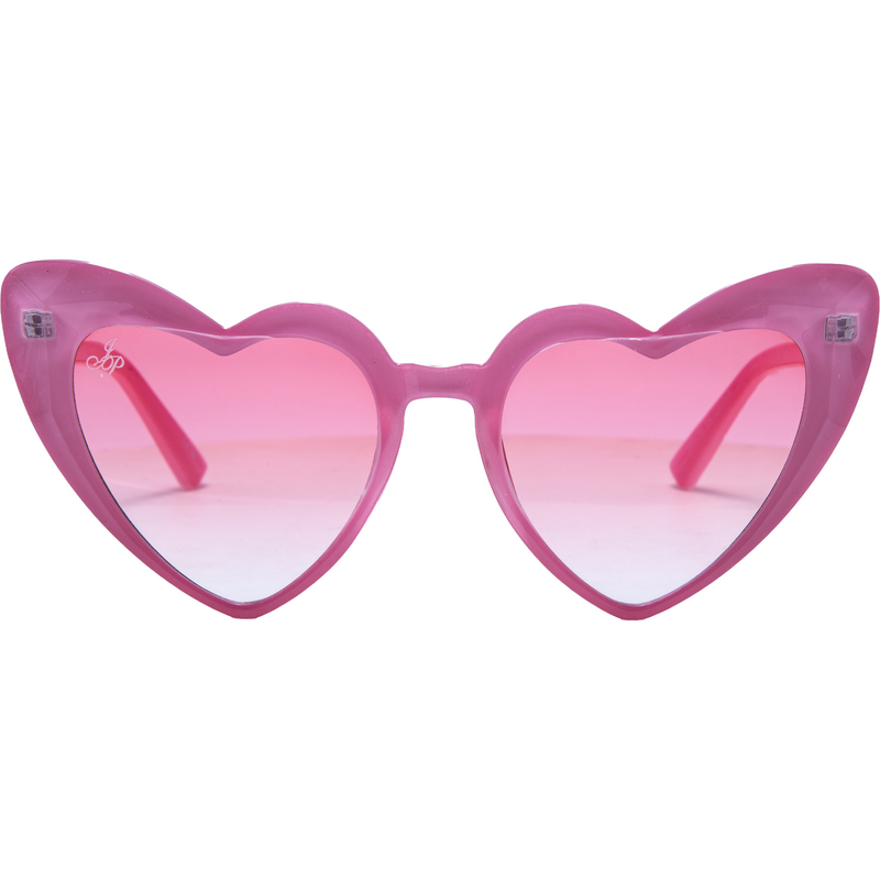 PINK HEART FRAMES WITH PINK LENSES