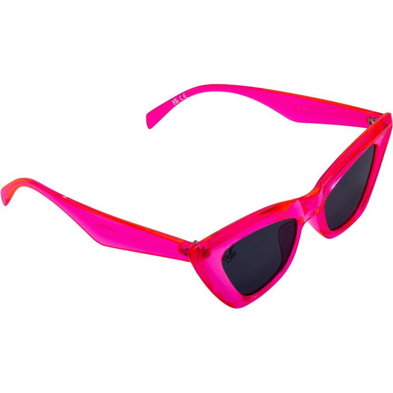 PINK CAT EYE FRAME WITH SMOKE LENSES