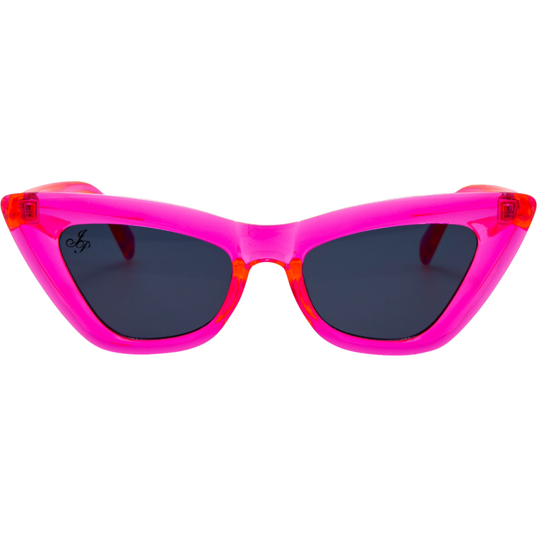 PINK CAT EYE FRAME WITH SMOKE LENSES