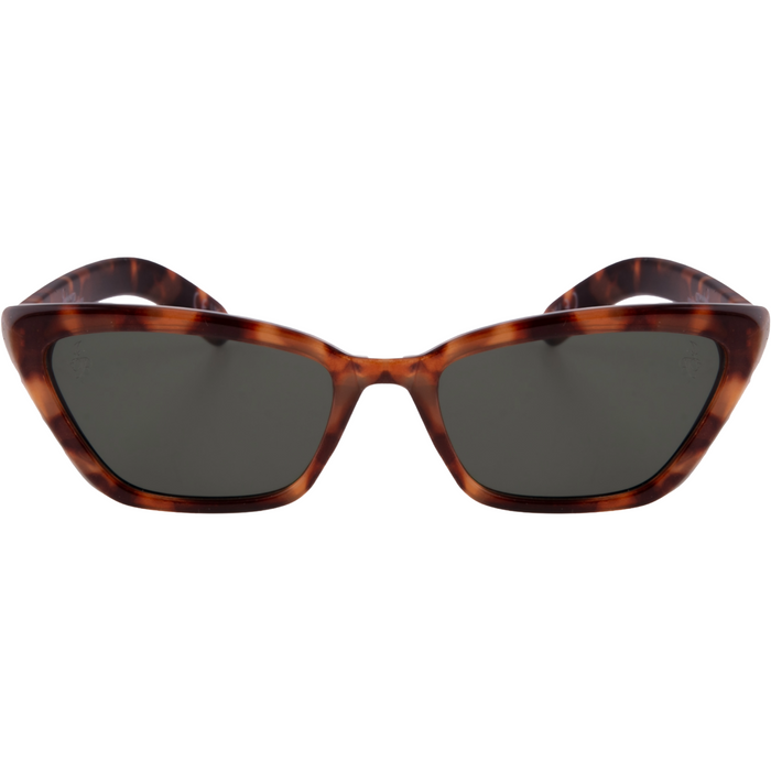 TORT CATEYE FRAME WITH GREY LENSES