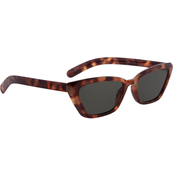 TORT CATEYE FRAME WITH GREY LENSES