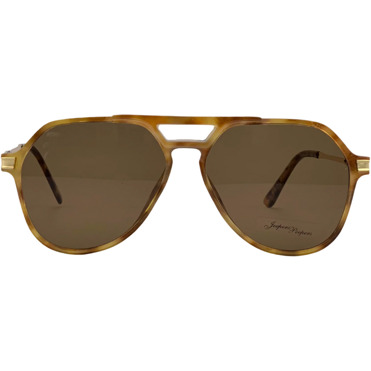 TORT AVIATOR FRAME WITH BROWN LENSES