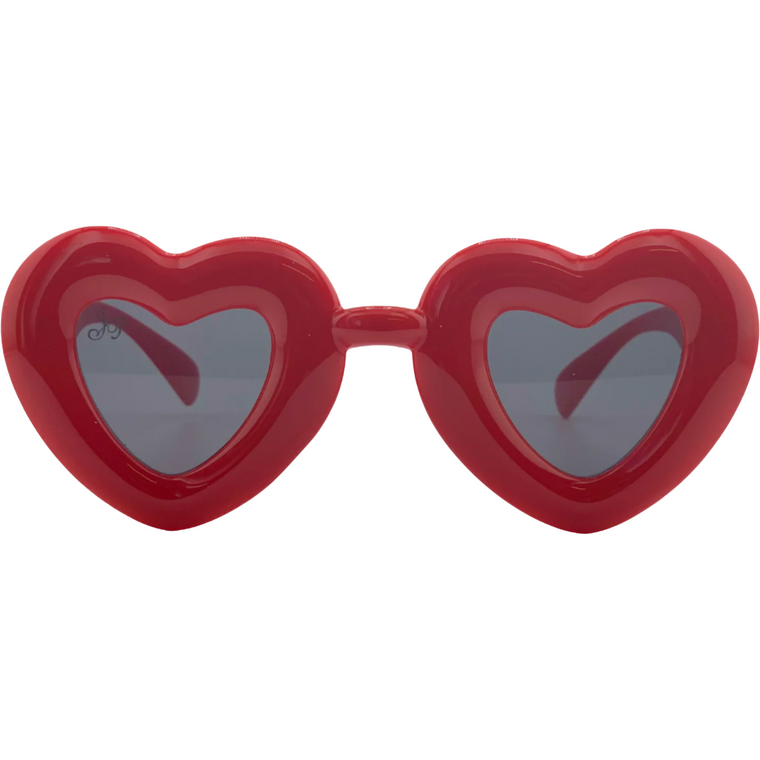 RED HEART FRAME WITH GREY LENSES
