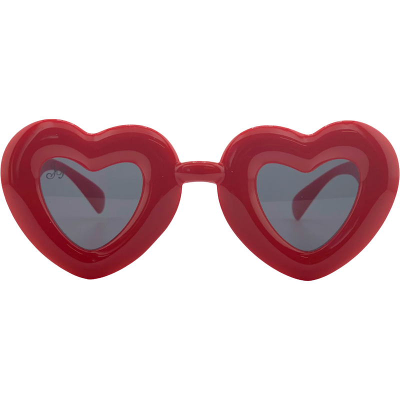 RED HEART FRAME WITH GREY LENSES