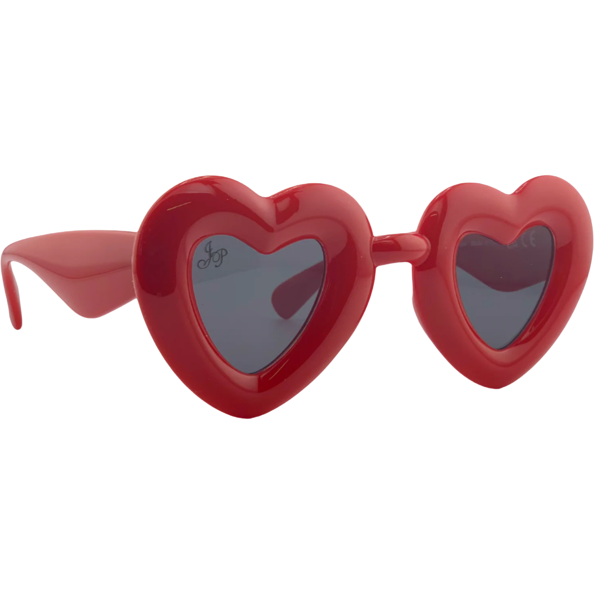 RED HEART FRAME WITH GREY LENSES