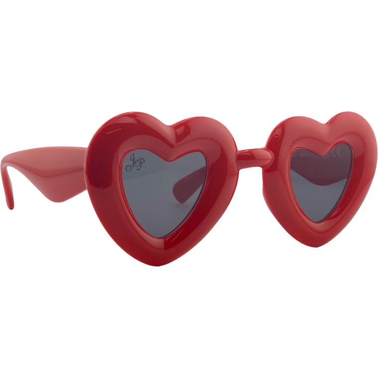 RED HEART FRAME WITH GREY LENSES