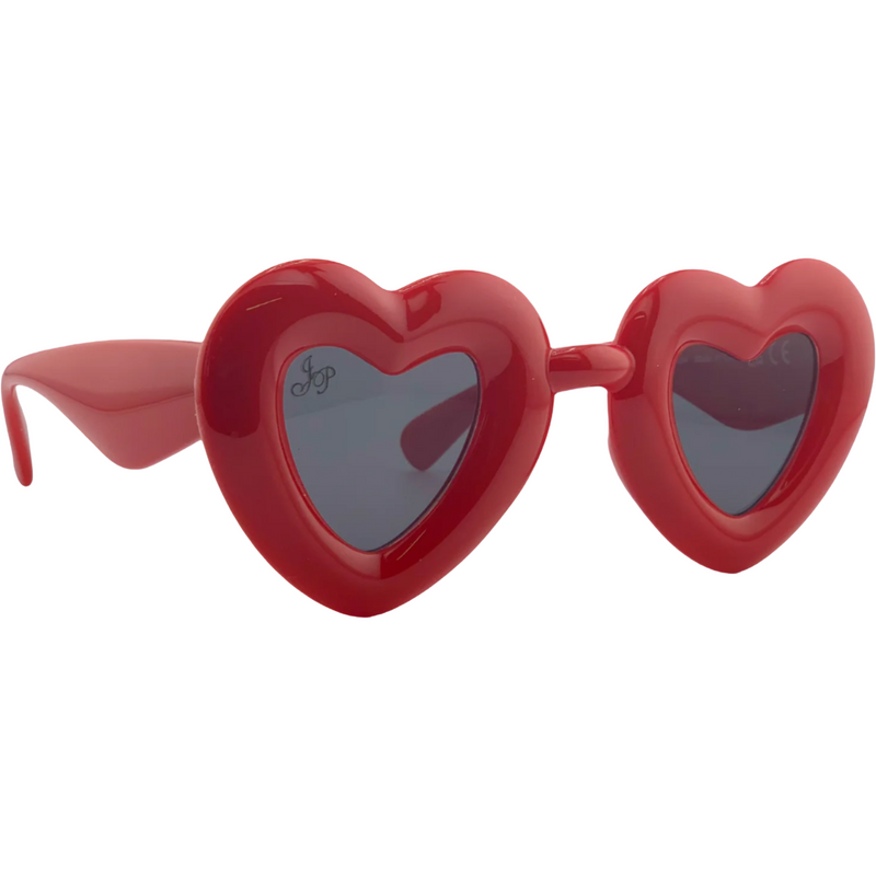 RED HEART FRAME WITH GREY LENSES
