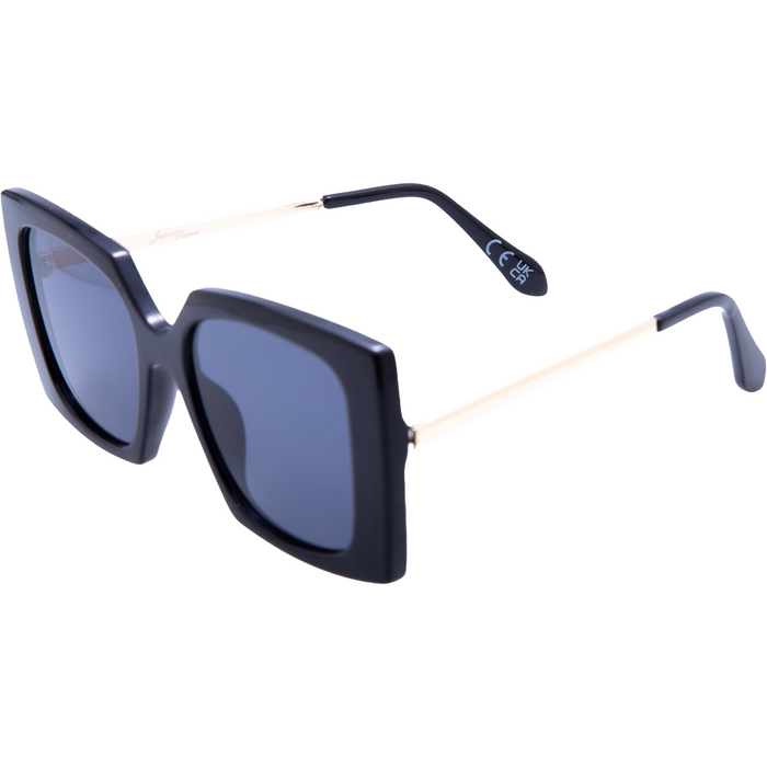 BLACK SQUARE FRAMES WITH SMOKE LENSES