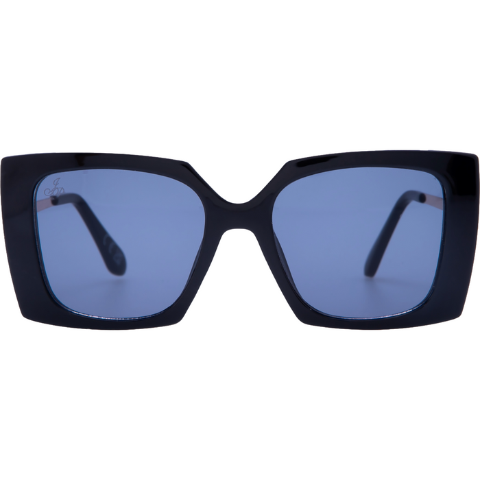 BLACK SQUARE FRAMES WITH SMOKE LENSES