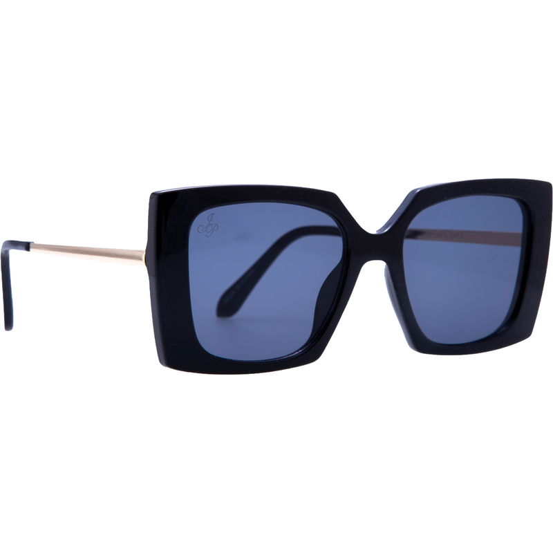 BLACK SQUARE FRAMES WITH SMOKE LENSES