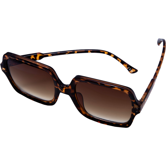 SQUARE FRAME IN TORT WITH BROWN LENSES