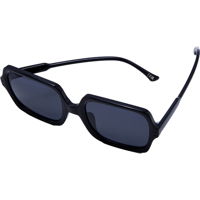 BLACK SQUARE FRAME WITH BLACK LENSES