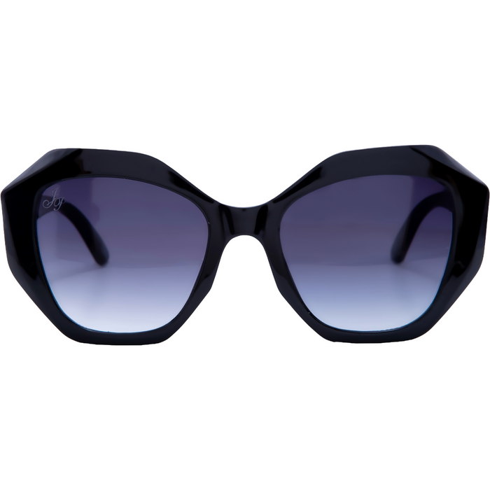 BLACK FRAME WITH SMOKE LENSES