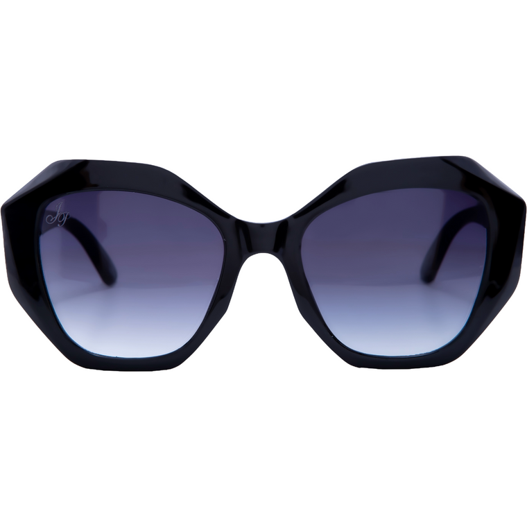 BLACK FRAME WITH SMOKE LENSES