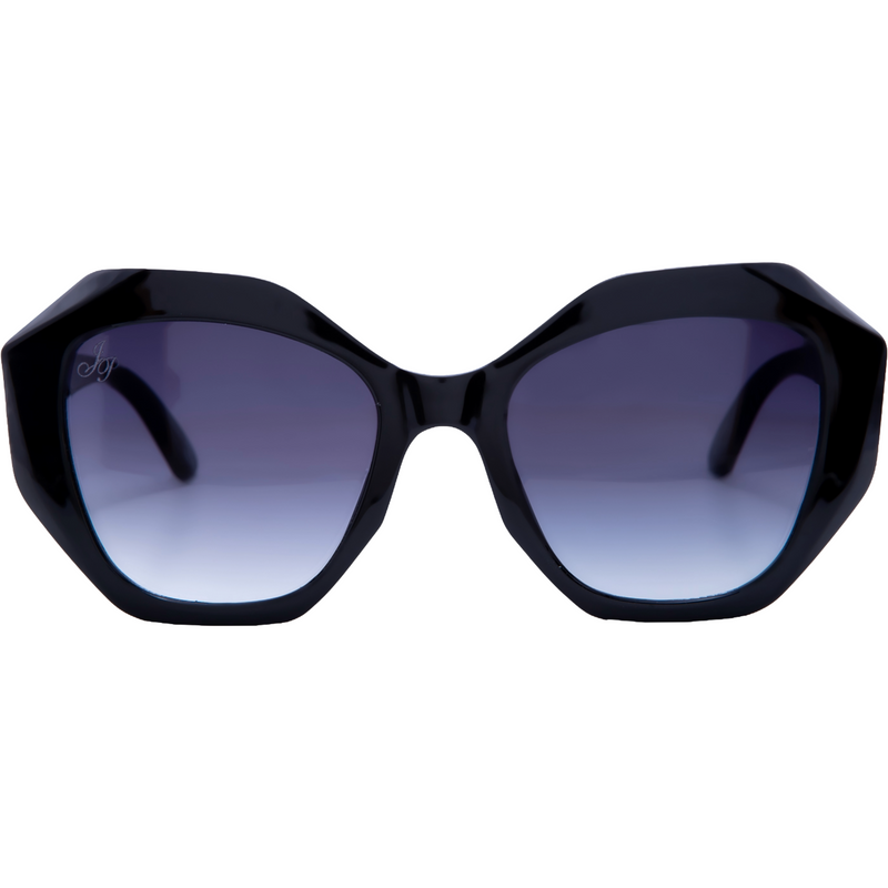 BLACK FRAME WITH SMOKE LENSES