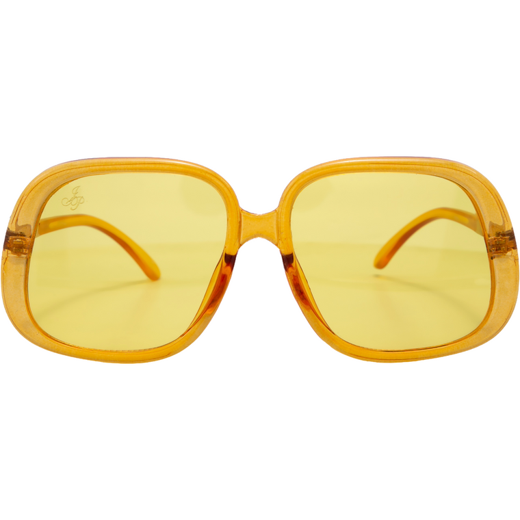 SQUARE FRAME IN YELLOW WITH YELLOW LENSES