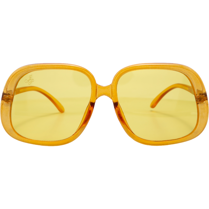 SQUARE FRAME IN YELLOW WITH YELLOW LENSES