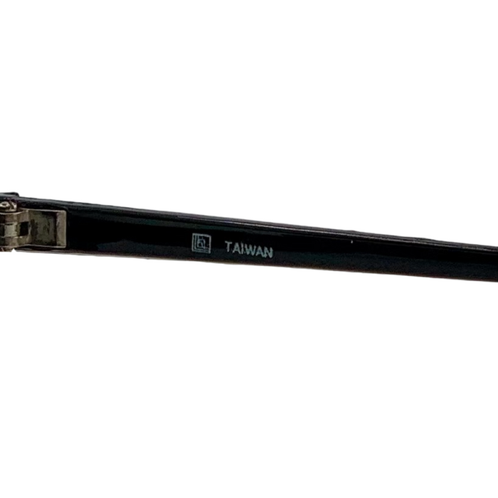 BLACK/GOLD SQUARE FRAME WITH GREEN LENSES