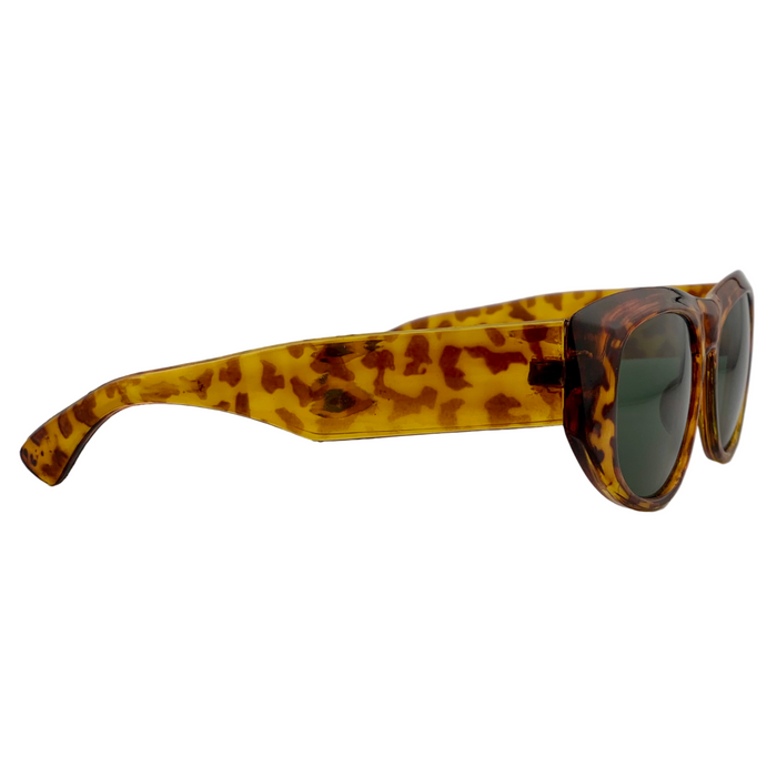 TORT OVAL FRAME WITH GREEN LENSES