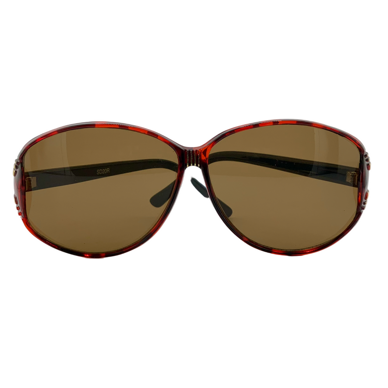 BROWN TORT ROUND FRAME WITH BROWN LENSES