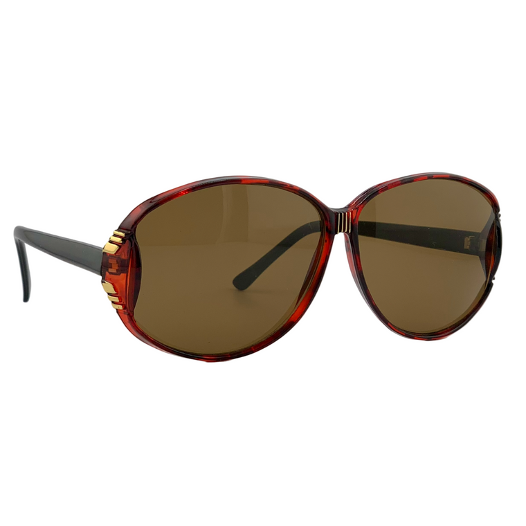 BROWN TORT ROUND FRAME WITH BROWN LENSES