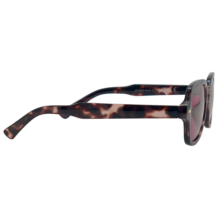 PURPLE TORT FRAME WITH PINK LENSES